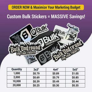 Custom Stickers in 3", 4", & 5" Sizes