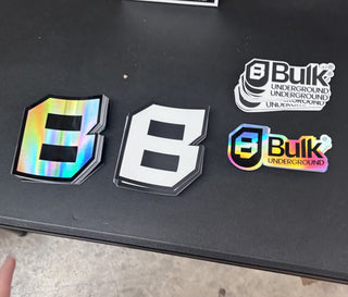 Custom Stickers in 3", 4", & 5" Sizes